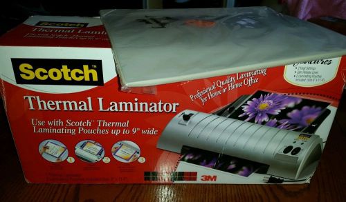 New Scotch Thermal Laminator TL901 with 28 sheets of laminating pouches