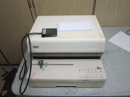 GBC 111PM-3 BINDING MACHINE WITH FOOTPEDAL #584