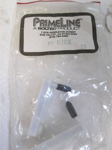 Pkg of 2 soltec / primeline pf-0702 long black disposable fiber tip pens   *new* for sale
