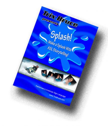 DVD: Splash! ASL Storytelling! Deaf, Water Sports, Sign Language