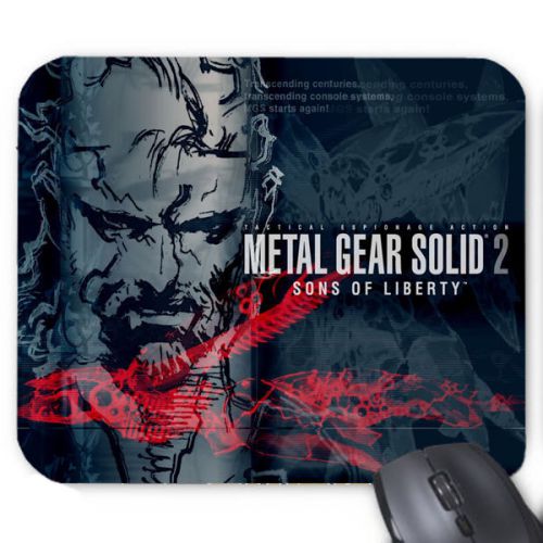 Metal Gear Solid 2 Sons of Liberty New Mouse Pad Mat Mousepad Hot Gift