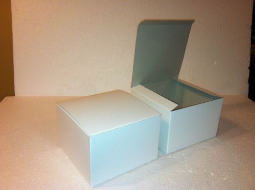 Gift Boxes White Kraft Packs of Ten 6&#034; by 6 by 4&#034;