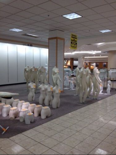 Mannequins womens full size lot 8 clothing store fixtures pallet adult female for sale