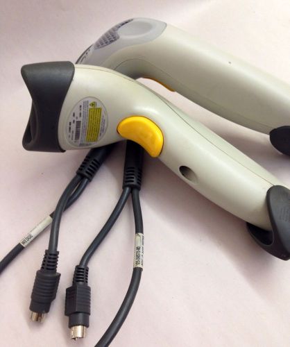 SYMBOL LS1908T-1000 HANDHELD BARCODE SCANNER With Y-cables. Set Of TWO