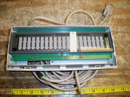 1*fujitsu ftp-cdxx display ca05951-2921 pos pole cash register display w/cable for sale