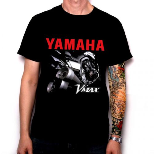 Yamaha V-Max Motorcycle Racing Logo Black Mens T-SHIRT Shirts Tees Size S-3XL