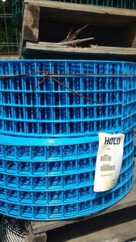 1.5x1.5&#034; 10.5 g 7.5&#034;x100&#039; blue pvc coated welded wire mesh rolls for sale