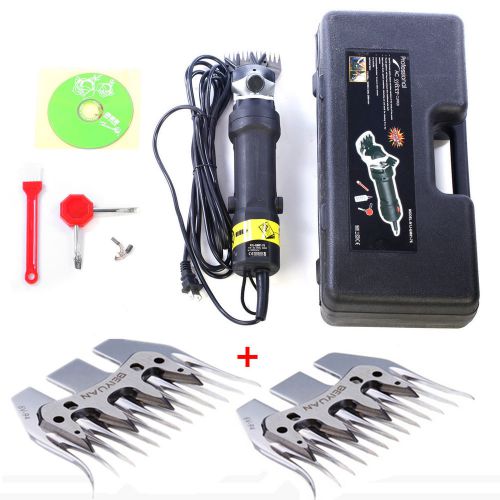320w clipper shearing sheep goats alpaca pet shears cutter with 2 blades ce/fcc for sale