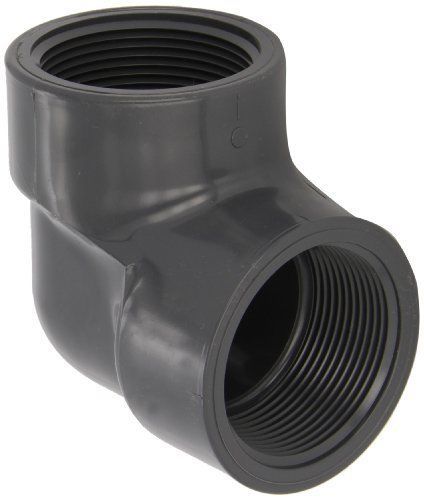 New spears 808 series pvc pipe fitting  90 degree elbow  schedule 80  1/2&#034; npt f for sale