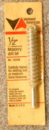 New In Package Vermont American 14008 1/2&#034; Masonry Drill Bit