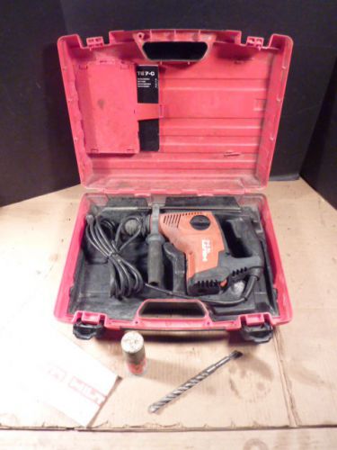 Hilti te7-c corded sds plus rotary hammer drill tool w/ case used nice + bit for sale