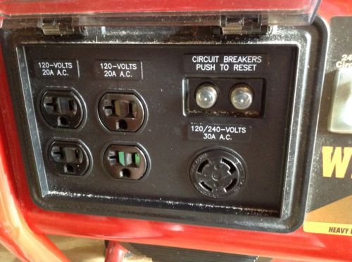 Generac Wheelhouse 5500 Portable Gas Generator -- Local Pickup Only