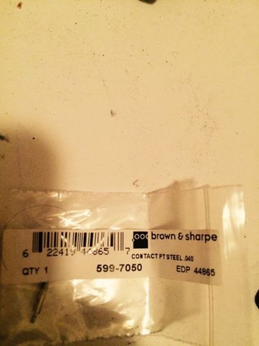 BROWN &amp; SHARPE #599-7050 CONTACT POINT  .040&#034; NEW