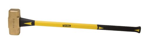 Abc hammers brass sledge hammer, 14-pound, 33-inch fiberglass handle, #abc14bf for sale