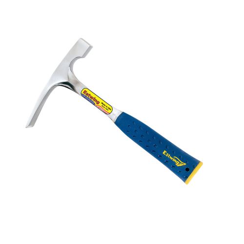 Estwing e3-16blc 16oz bricklayer or mason&#039;s hammer with patented end cap for sale