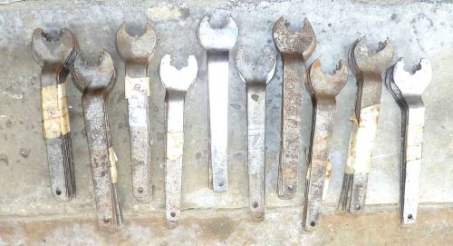 47 PIECE SET OF PAN-AM AIRLINE HYDRAULIC SPANNER WRENCHES