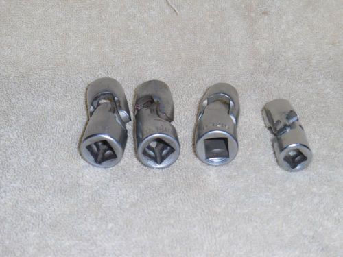 4 WILLIAMS 12 Point Joint Socket Ratchet Tools - 1/2&#034; Drive - SU-1220