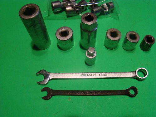 Wright, 3/8&#034; drive, swivel sockets and tools (14 pcs) for sale