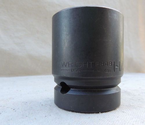 WRIGHT TOOL 8840 Impact Socket,1 In Dr,1-1/4 In,6 pt