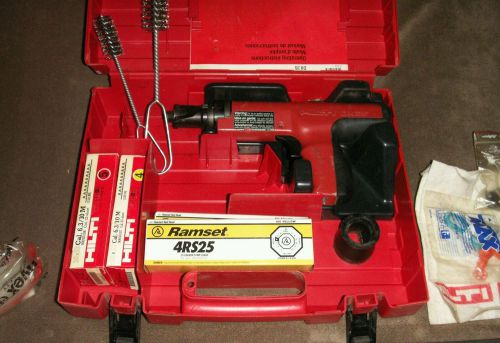 Hilti DX35 Complete Starter Kit with cleaning tools and charges