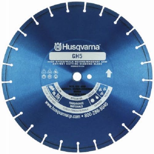 Husqvarna 12&#034;, GH-5 Professional High Speed Segmental Diamond Saw Blade