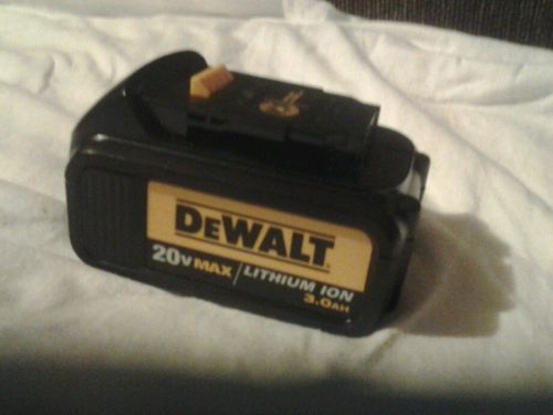 1 New Dewalt GENUINE 20V DCB200 3.0 AH Battery For Drill,Saw, 20 Volt Lit-ion