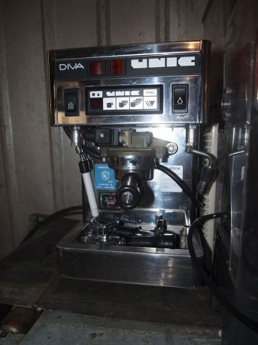 Commercial Coffee Shop Unic Diva Espresso Cappuccino Maker Machine 3 Portafilter