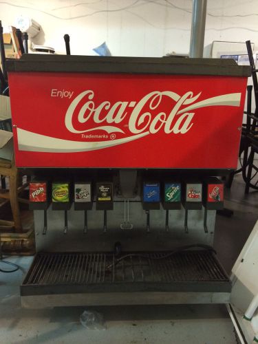 8 head soda machine w/ ice bin w/ carberator for sale
