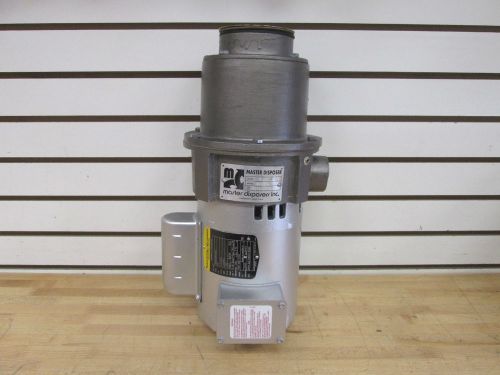 Master disposers series d foodwaste disposal system; p/n: d34s-l ~new~surplus~ for sale