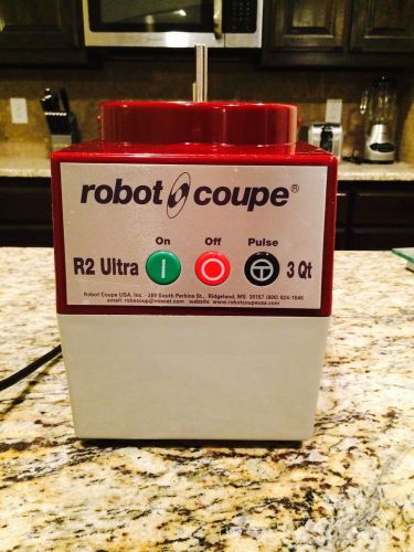 * Robo Coupe R2 Ultra 3 Quart Food Processor w/ Vegetable Attachment!
