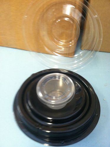 90 Shrimp Ring Disposable Food Containers Includes 4 oz Sauce Cup &amp; Lids