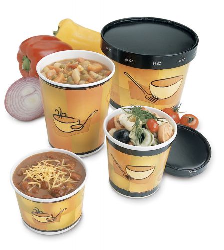 Chinet 12 oz street side paper food container very nice for sale