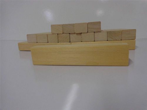 Setof 20 carving turning blocks 1 1/4 x 1 1/4 x 5  arts woodworking home tb 20x5 for sale