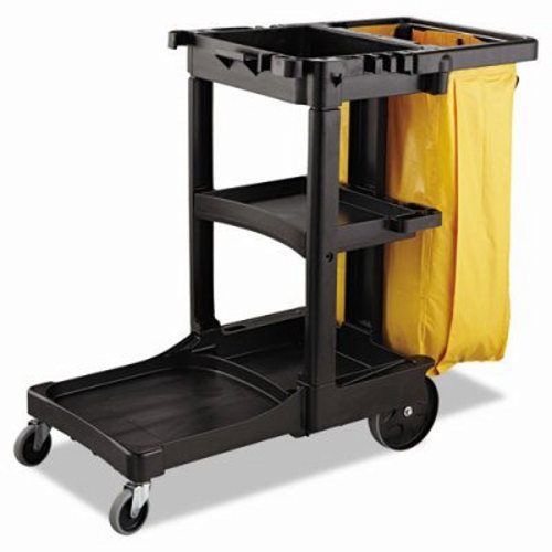 Rubbermaid Replacement Janitor Cart Vinyl Bag, Yellow (RCP 9T80 YEL)