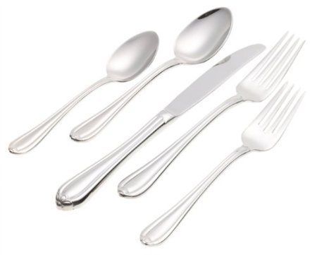 Gorham Melon Bud Frosted 4-Piece Flatware Serving Set New in Box