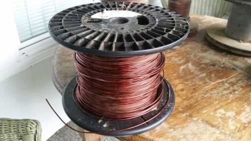 Magnet Wire, Enameled Copper, Red, 10 AWG