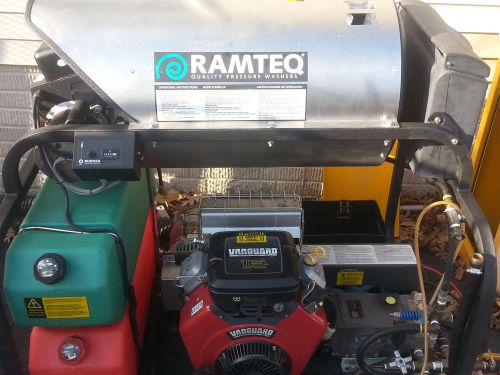 Ramteq Hot Water Pressure Washer skid load