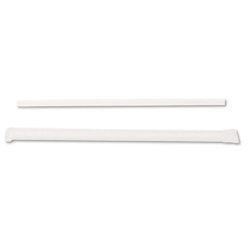 Dixie Wrapped Jumbo Plastic Straws 7 3/4&#034; 500 ct. DXEJW74  7.75&#034; - New Item