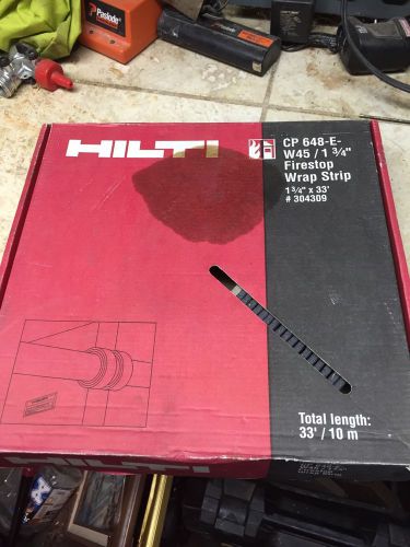 Hilti Firestop Wrap Strip 1 3/4&#034; X 33&#039; Long CP-684-W45 #304309