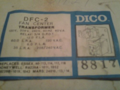 dfc-2 fan center transformer (DICO 8817)
