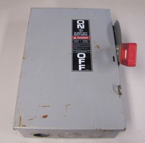Ge th3361 model: 10 30a 30 a amp 600vac/250vdc fusible safety disconnect switch for sale