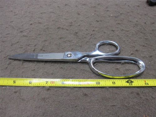 HERITAGE CUTLERY 108LR HIGH LEVERAGE UTILITY SHEAR SCISSORS US MADE VERY NICE