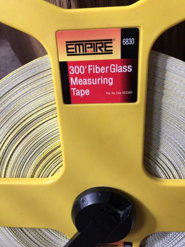 Empire 6830 300&#039; Fiber Glass Measuring Tape