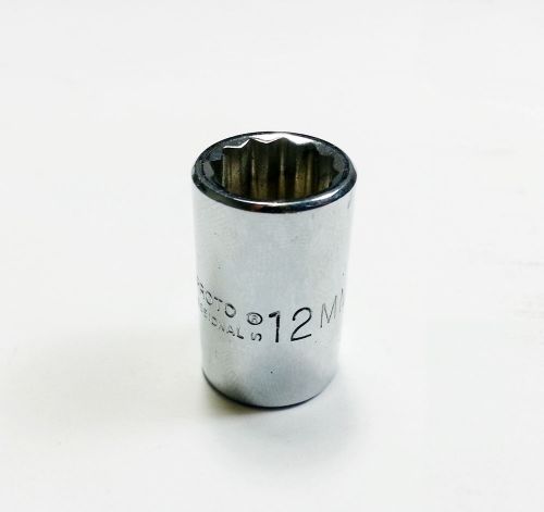 Proto 5212M 12mm Socket  3/8&#034; Drive 12 Point  (N 986)