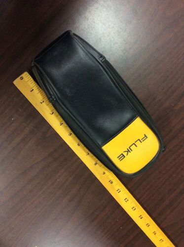 FLUKE, Soft Carrying Case, 4&#034;X10&#034;X2.5&#034; black and yellow free shipping