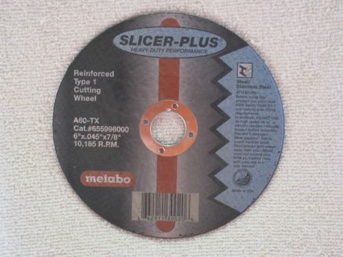 Metabo 6&#034; cutting wheel for sale