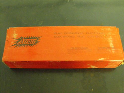 Arcair Flat Copperclad Electrodes, Box of 50, 5/8&#034; x 3/16&#034; x 14&#034;