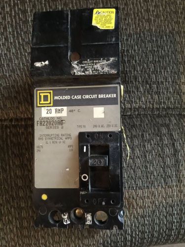 SQUARE D FA22020AB Molding Case Circuit Breaker