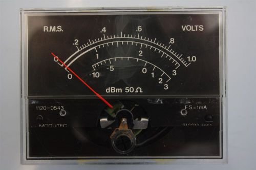 Radio Output Power dBm RMS Volts Indicator Panel Meter