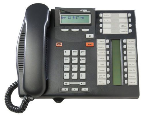 Nortel Norstar T7316E Display Telephone NT8B27 Charcoal NEW